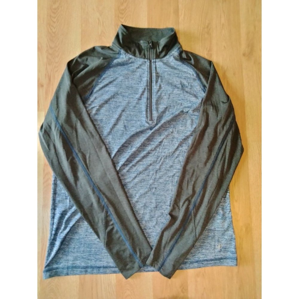 Nordictrack 1/4 Zip Athletic‎ Pullover Blue And Grey Size Large